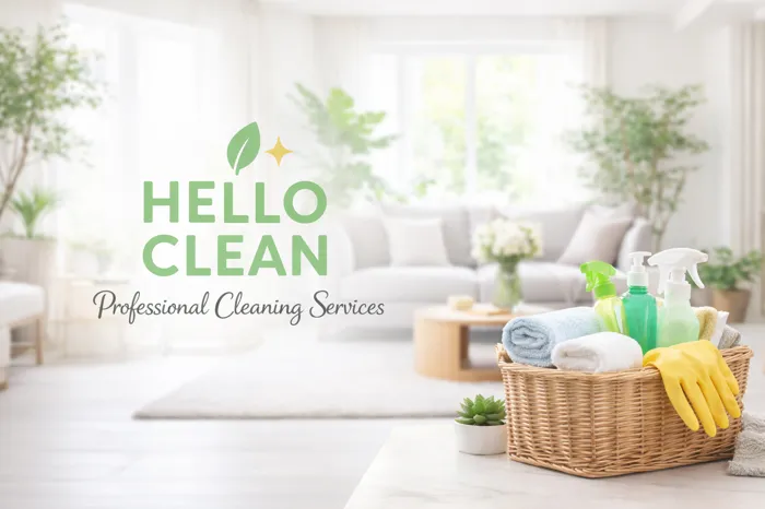 A HelloClean team member cleaning a bright home in Halifax